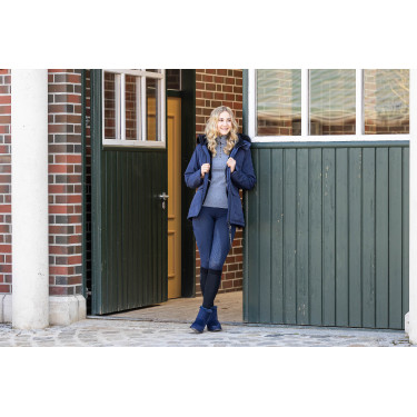 Legging Rio fond 1/1 en silicone HKM Bleu foncé