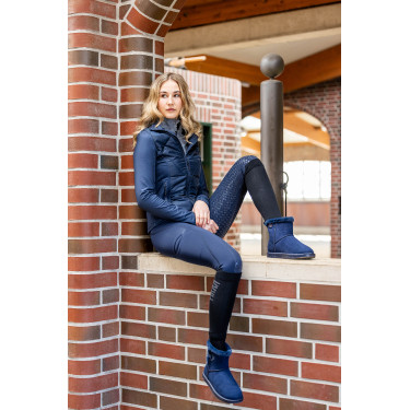 Legging Rio fond 1/1 en silicone HKM Bleu foncé