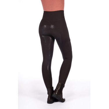 Legging Rio fond 1/1 en silicone HKM Marron foncé Legging Rio fond 1/1 en silicone HKM Marron foncé