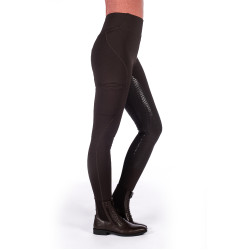 Legging Rio fond 1/1 en silicone HKM Marron foncé Legging Rio fond 1/1 en silicone HKM Marron foncé