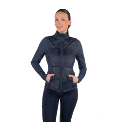 Veste bi-matières Prag II Style HKM Bleu foncé