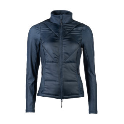 Veste bi-matières Prag II Style HKM Bleu foncé