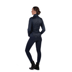 Veste bi-matières Prag II Style HKM Bleu foncé
