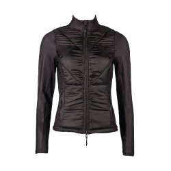 Veste bi-matières Prag II Style HKM Marron foncé Veste bi-matières Prag II Style HKM Marron foncé