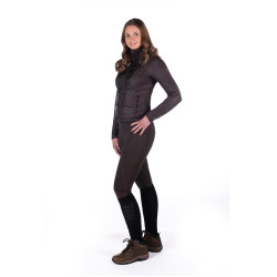Veste bi-matières Prag II Style HKM Marron foncé Veste bi-matières Prag II Style HKM Marron foncé
