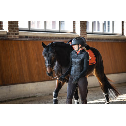 Veste bi-matières Prag II Style HKM Noir