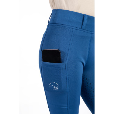 Legging Lana II Style fond 1/1 en silicone HKM Bleu Legging Lana II Style fond 1/1 en silicone HKM Bleu