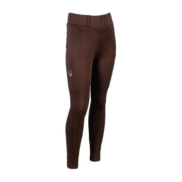 Legging Lana II Style fond 1/1 en silicone HKM Marron foncé