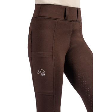 Legging Lana II Style fond 1/1 en silicone HKM Marron foncé