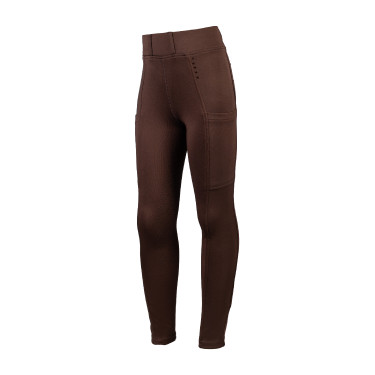 Legging Lana II Style fond 1/1 en silicone HKM Marron foncé