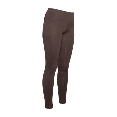 Legging Arezzo fond 1/1 en silicone Lauria Garrelli Marron foncé Legging Arezzo fond 1/1 en silicone Lauria Garrelli Marron foncé