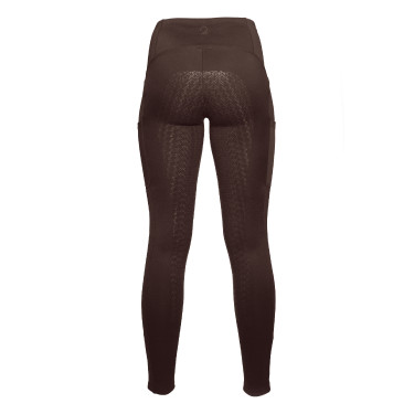 Legging Arezzo fond 1/1 en silicone Lauria Garrelli Marron foncé Legging Arezzo fond 1/1 en silicone Lauria Garrelli Marron foncé