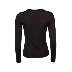 Polo à manches longues Arezzo Function Lauria Garrelli Marron foncé