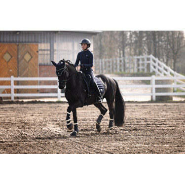 Ceinture en cuir Arezzo Lauria Garrelli Indigo Bleu