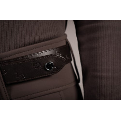 Ceinture en cuir Arezzo Lauria Garrelli Marron foncé