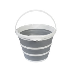 Seau à clapet HKM Noir / gris Seau à clapet HKM Noir / gris