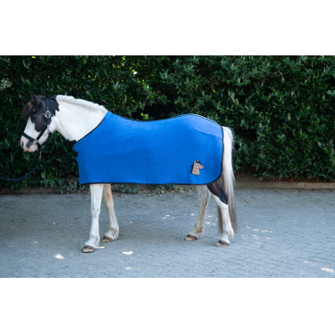 Couverture séchante Mia pour shettys HKM Bleu