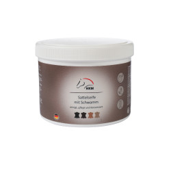 Savon pour selle avec éponge 500 ml HKM Couleur indicative Transparent