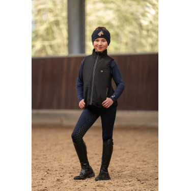 Gilet chauffant pour enfants Cuddle Style HKM Noir Gilet chauffant pour enfants Cuddle Style HKM Noir