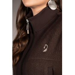 Gilet Arezzo Teddy Lauria Garrelli Marron foncé