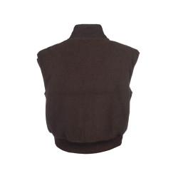 Gilet Arezzo Teddy Lauria Garrelli Marron foncé