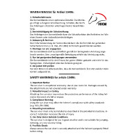 Visière pour casque Sunblock HKM Noir