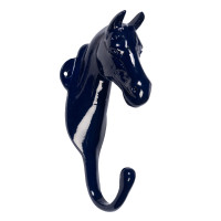 Support pour tête de cheval HKM Bleu foncé Support pour tête de cheval HKM Bleu foncé