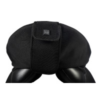 Couvre-siège chauffant selle Dressage Style HKM Noir