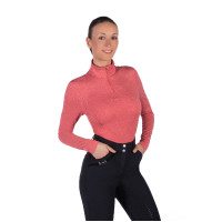 T-shirt fonctionnel Essentials Hiver HKM Cerise Rouge