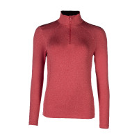 T-shirt fonctionnel Essentials Hiver HKM Cerise Rouge