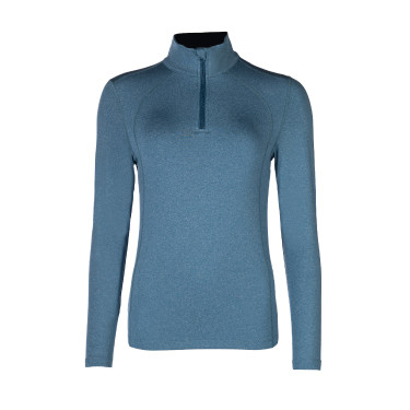 T-shirt fonctionnel Essentials Hiver HKM Pétrole Bleu