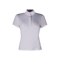 Polo de concours Hunter manches courtes HKM Blanc