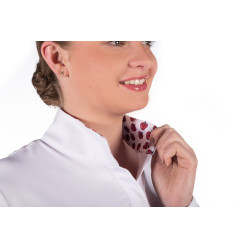 Polo de concours Hunter manches longues HKM Blanc