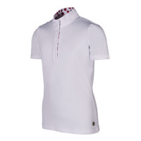 Polo de concours Hunter Kids manches courtes HKM Blanc Polo de concours Hunter Kids manches courtes HKM Blanc