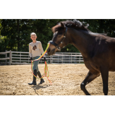 Longe de travail Rainbow HKM Multicolore Multi-couleurs Longe de travail Rainbow HKM Multicolore Multi-couleurs