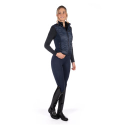 Gilet chauffant Slimline Style HKM Bleu foncé