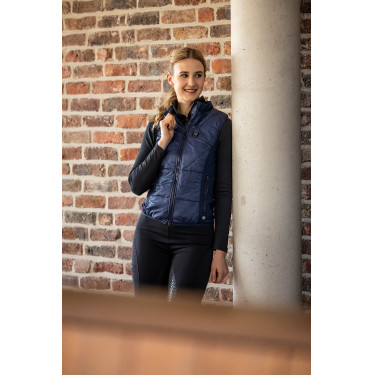 Gilet chauffant Slimline Style HKM Bleu foncé