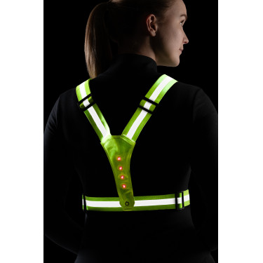 Gilet lumineux à LED HKM Jaune fluo Gilet lumineux à LED HKM Jaune fluo