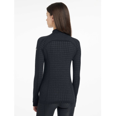 Haut à col zippé LeMieux Aspen Motif pied-de-poule