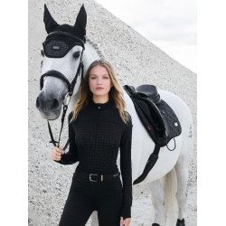 Haut à col zippé LeMieux Aspen Motif pied-de-poule