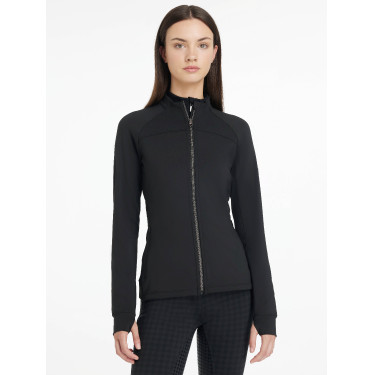 Veste brossée zippée LeMieux Aspen Noir Veste brossée zippée LeMieux Aspen Noir