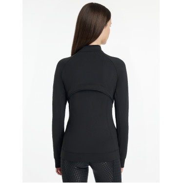 Veste brossée zippée LeMieux Aspen Noir Veste brossée zippée LeMieux Aspen Noir