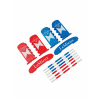 Ensemble de saut d’obstacles LeMieux Toy Pony Benetton / chili / blanc