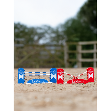 Ensemble de saut d’obstacles LeMieux Toy Pony Benetton / chili / blanc
