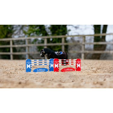 Ensemble de saut d’obstacles LeMieux Toy Pony Benetton / chili / blanc