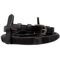 Rênes Canter caoutchouc Ergo Noir Rênes Canter caoutchouc Ergo Noir