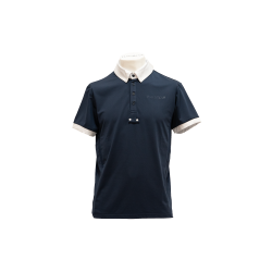 Polo de concours Flags & Cup manches courtes homme San Remo Marine Bleu marine Polo de concours Flags & Cup manches courtes homme San Remo Marine Bleu marine