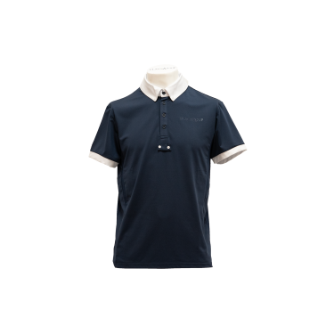 Polo de concours Flags & Cup manches courtes homme San Remo Marine Bleu marine Polo de concours Flags & Cup manches courtes homme San Remo Marine Bleu marine