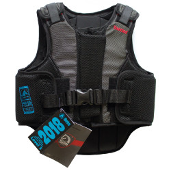 Gilet de protection zippé Tattini fille et garçon Noir Gilet de protection zippé Tattini fille et garçon Noir