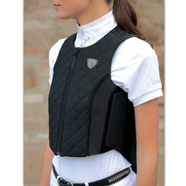 Gilet de protection Tattini rembourré Adulte Noir Gilet de protection Tattini rembourré Adulte Noir